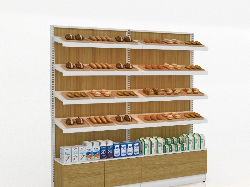 Wooden Bread Display Rack