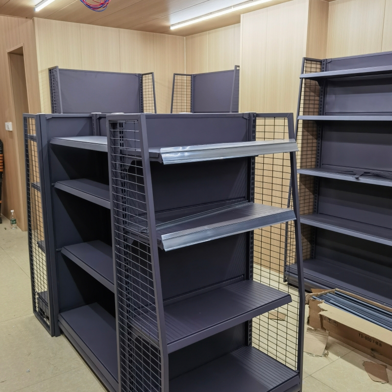 Retail Store Shelving — Back Panel Style