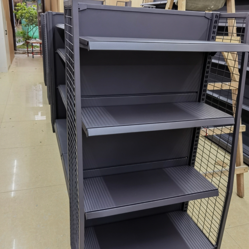 Retail Store Shelving — Back Panel Style