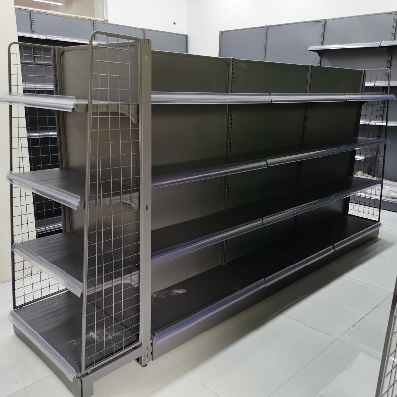 Retail Store Shelving — Back Panel Style