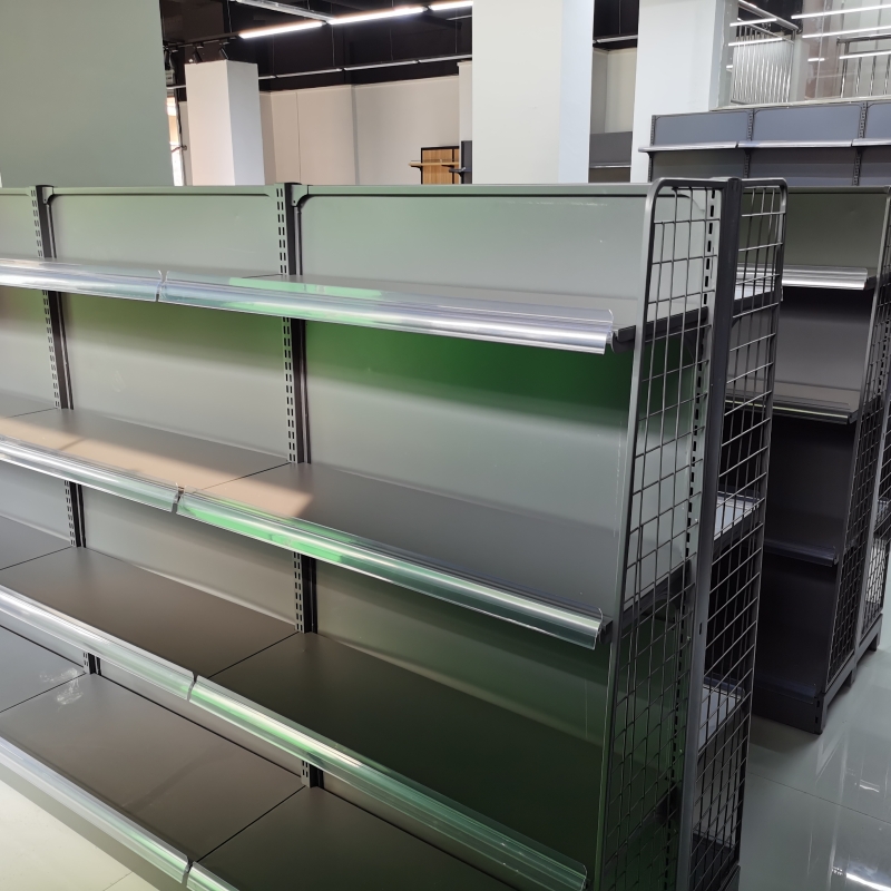 Retail Store Shelving — Back Panel Style