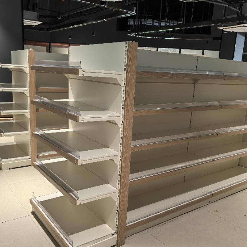 Supermarket shelves
