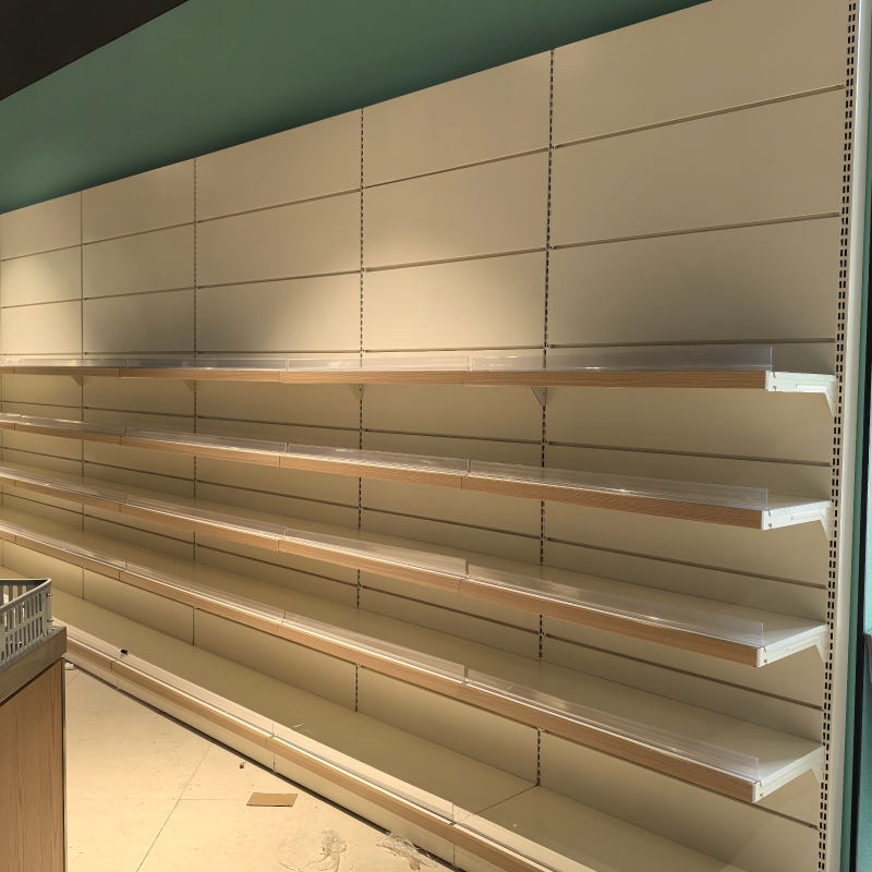 Supermarket shelves
