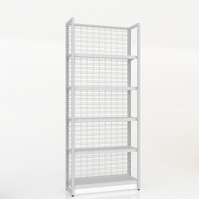 Mesh-back display stand
