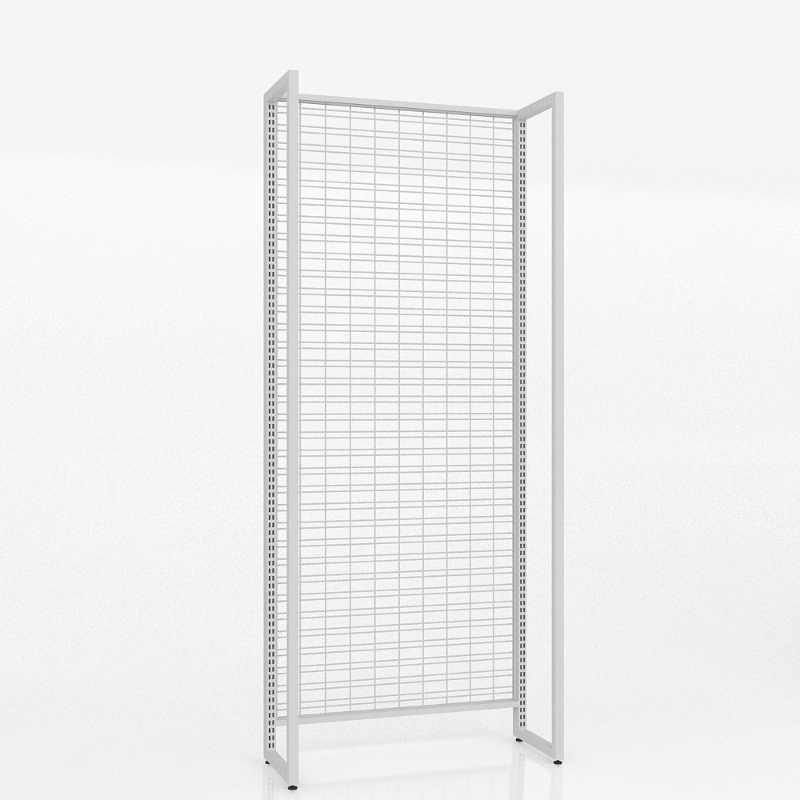 Mesh-back display stand