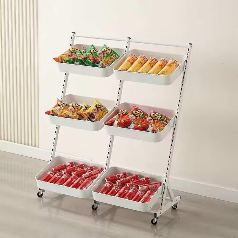 Fruit and vegetable display rack