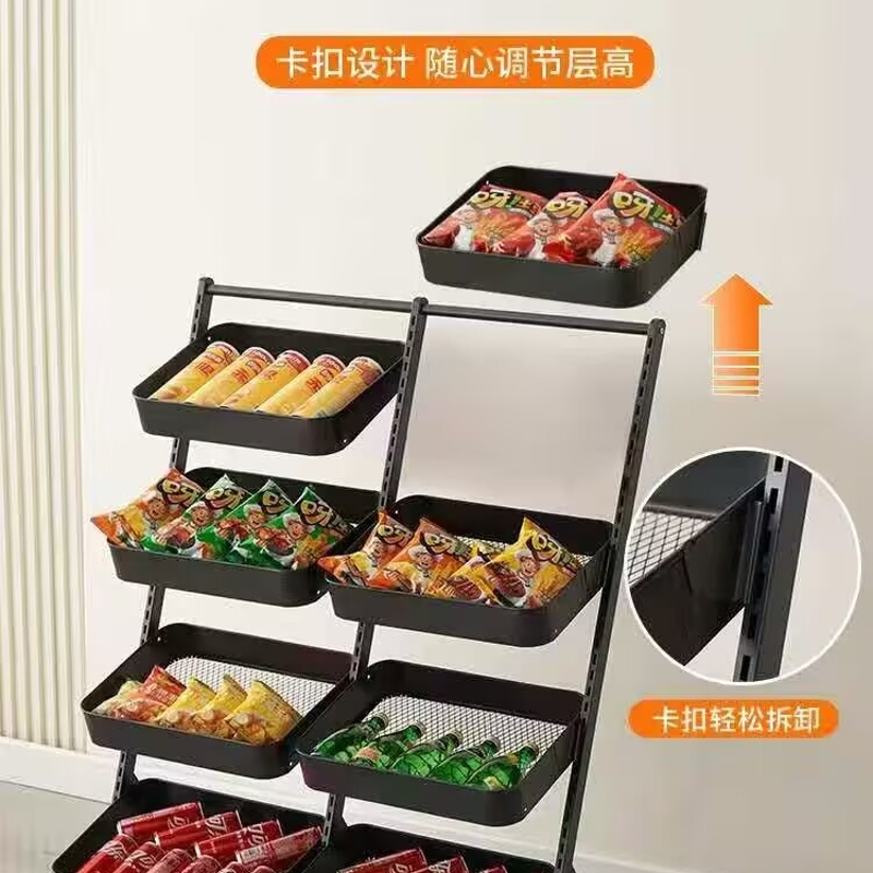 Fruit and vegetable display rack