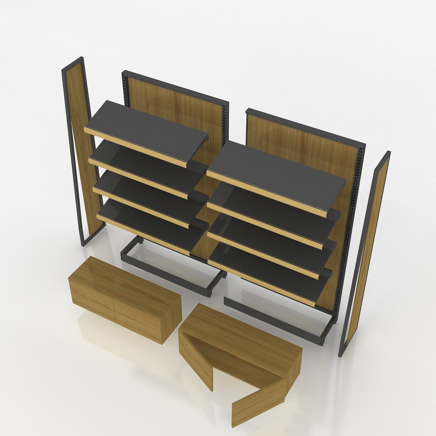 Retail Store – Bread Display Rack