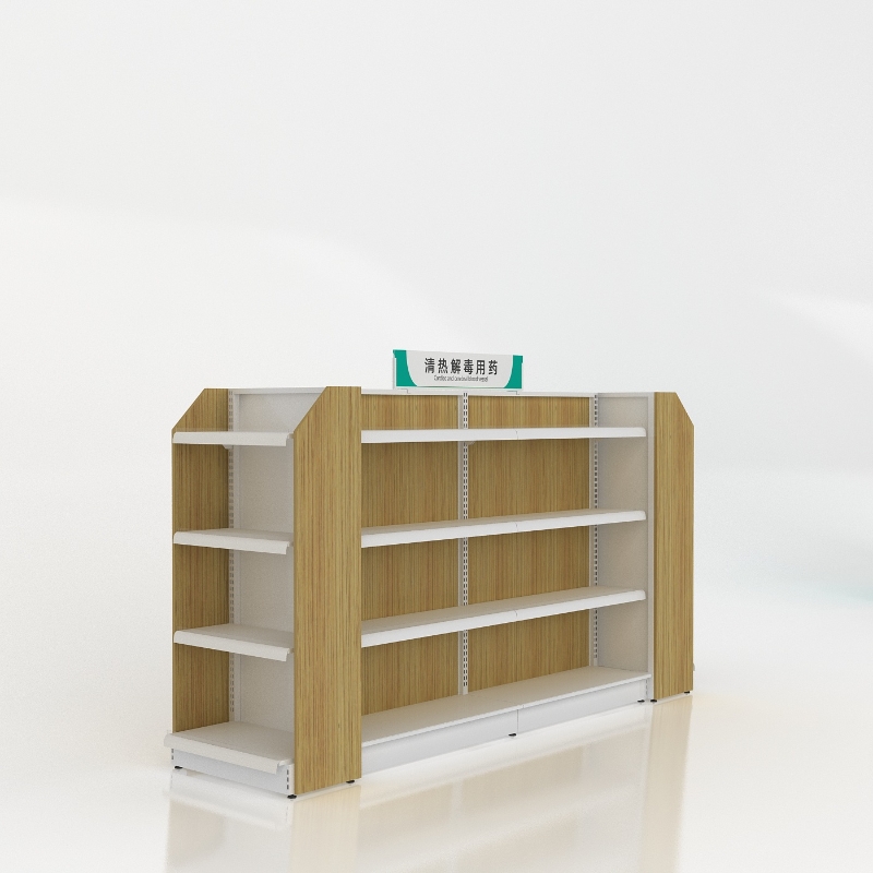 Island-style shelving (double-sided shelving)