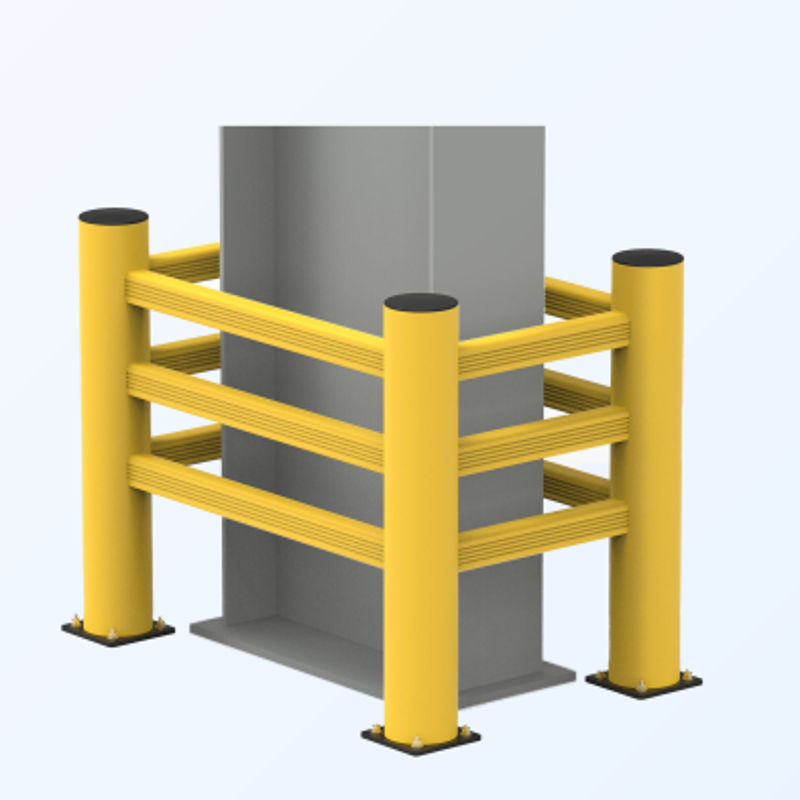 PVC Anti-Collision Corner Guard for Rack Uprights