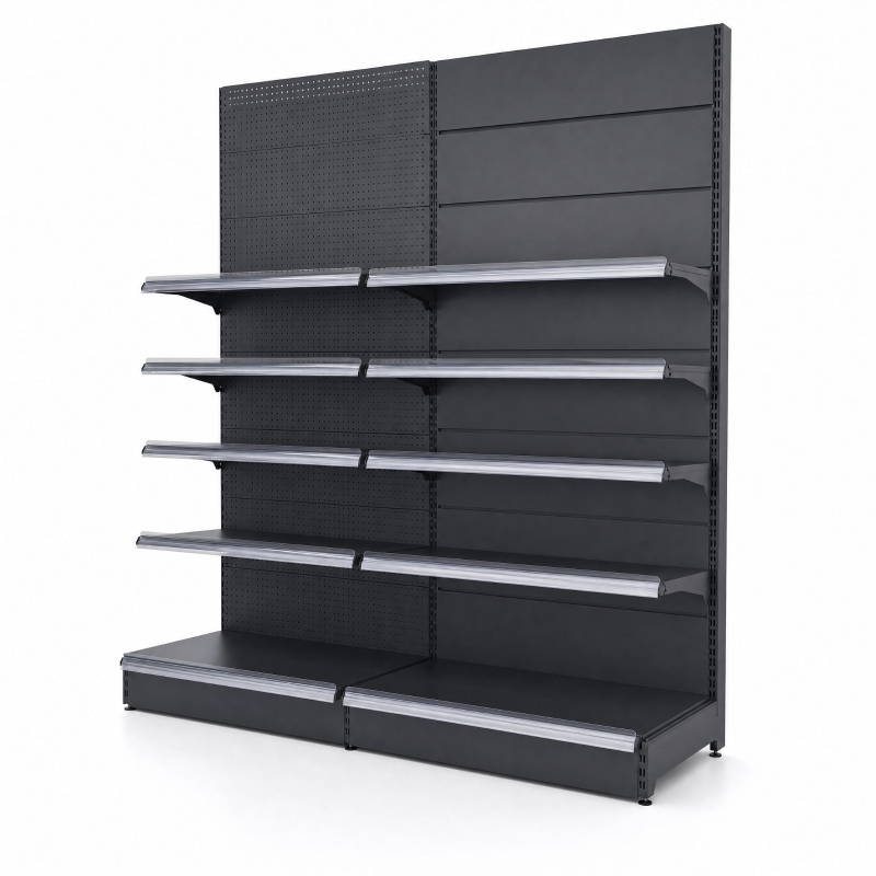 Single-sided shelving unit
